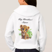 Wilde Big Brother Schwester Leopard Sweatshirt (Rückseite)