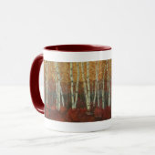 Wilde Birken-Waldung Tasse (Vorderseite Links)