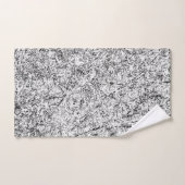 Wilde Blätter. Abstrakte Naturkunst Badhandtuch Set (Handtuch)