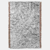 Wilde Blätter. Abstrakte Naturkunst Decke (Vorderseite Vertikal)