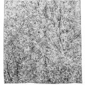 Wilde Blätter. Abstrakte Naturkunst Duschvorhang (Vorderseite)