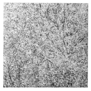 Wilde Blätter. Abstrakte Naturkunst Fliese