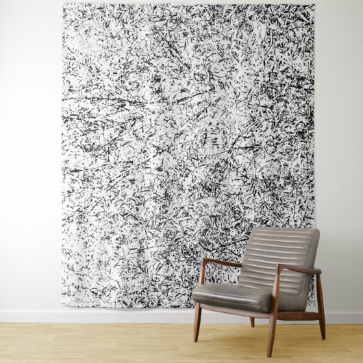 Wilde Blätter. Abstrakte Naturkunst Wandteppich (Beispiel)