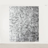 Wilde Blätter. Abstrakte Naturkunst Wandteppich (Vorderseite)