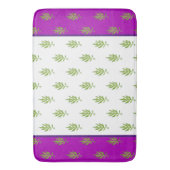 Wilde Blätter auf einem Bath Mat Badematte (Vorderseite Vertikal)