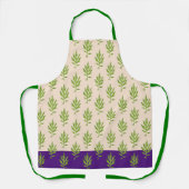 Wilde Blätter auf einer Schürze (Vorderseite)