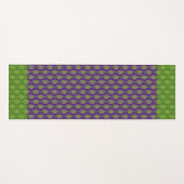 Wilde Blätter auf einer Yoga Mat Yogamatte (Vorderseite (Horizontal))