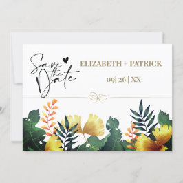 Wilde Blätter, Save the Date Einladung