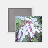 Wilde Blaubeeren Magnet (Vorderseite/Rückseite)