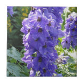 Wilde blaue Fingerhut Fliese (Vorderseite)