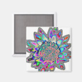 Wilde Blume 5 Magnet (Vorderseite/Rückseite)