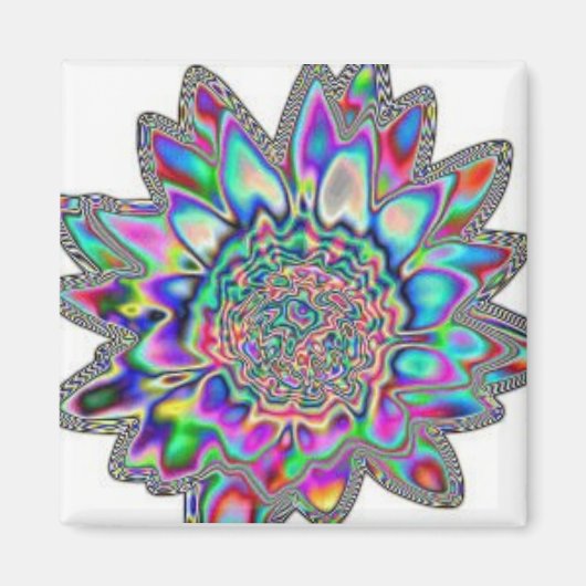 Wilde Blume 5 Magnet (Vorne)