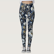 Wilde Blume à la William Morris Leggings