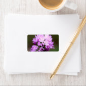 Wilde Blume Adressaufkleber (Insitu)