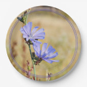 Wilde Blume am Morgen Pappteller (Vorderseite)