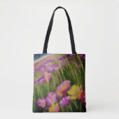 Wilde Blume am Strand Tasche (Vorderseite)