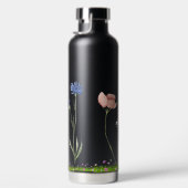 Wilde Blume anpassbar Trinkflasche (Rechts)