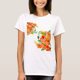 Wilde Blume Aquarell T-Shirt
