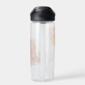 Wilde Blume Aquarell Trinkflasche (Rückseite)