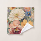 Wilde Blume Badhandtuch Set (Waschlappen)