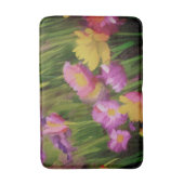 Wilde Blume bei Dämmerung Badematte (Vorderseite Vertikal)