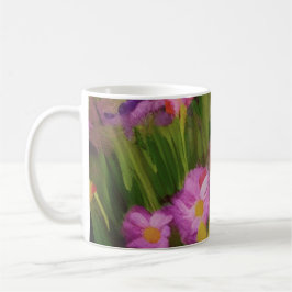 Wilde Blume bei Dämmerung Kaffeetasse