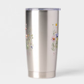 Wilde Blume Benutzername Thermobecher (Links)