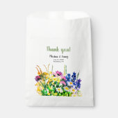 Wilde Blume bevorzugen Tasche Geschenktütchen (Vorderseite)