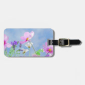 Wilde Blume Blue Sky Gepäckanhänger (Vorderseite horizontal)