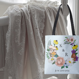 Wilde Blume Blumenblauer Pilz Hochzeit Tasche