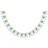 Wilde Blume Blumenblauer Pilz Wimpelkette (Alle)