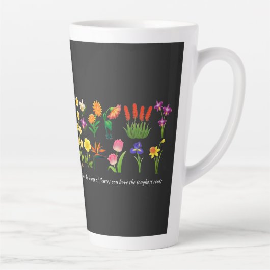 Wilde Blume Blumenfrauen und -mädchen Milchtasse (Rechts)