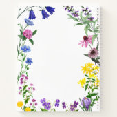 Wilde Blume Blumengedenkmal Gästebuch Notizblock (Rückseite)