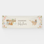 Wilde Blume Bohemisches Kinderzimmer Kinderdusche Banner (Horizontal)