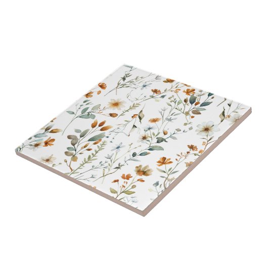 Wilde Blume Boho Fliese (Seite)