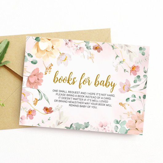Wilde Blume Book for Baby Enclosure Card Begleitkarte