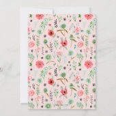 Wilde Blume | BRAUTPARTY | Einladung (Rückseite)