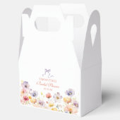 Wilde Blume Brautparty Gefälligkeitsbox Geschenkschachtel (Geöffnet)