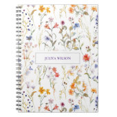 Wilde Blume bunt Notizblock (Vorderseite)