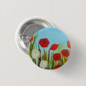 Wilde Blume Button (Vorne & Hinten)