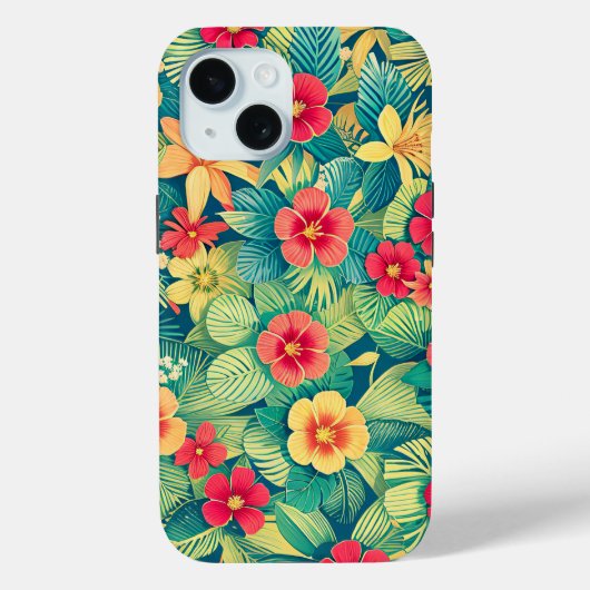 Wilde Blume Case-Mate iPhone Hülle (Rückseite)