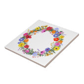 Wilde Blume Coster Glass Untersetzer Keramik Tile (Seite)