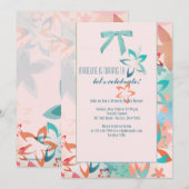 Wilde Blume Einladung (Vorne/Hinten)