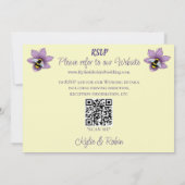 Wilde Blume Einladung (Rückseite)