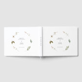 Wilde Blume elegante und blumengeschmückte Dekorat Gästebuch (Voll)