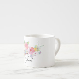 Wilde Blume  Espressotasse
