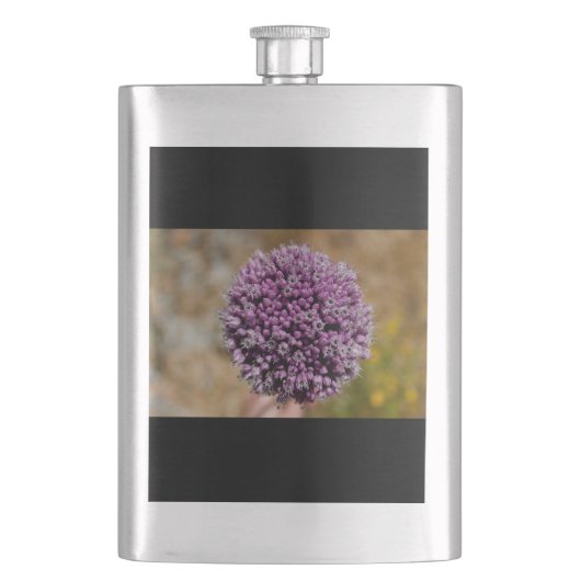 Wilde Blume Flachmann (Vorderseite)