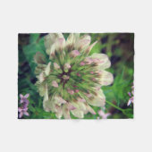 Wilde Blume Fleecedecke (Vorderseite (Horizontal))