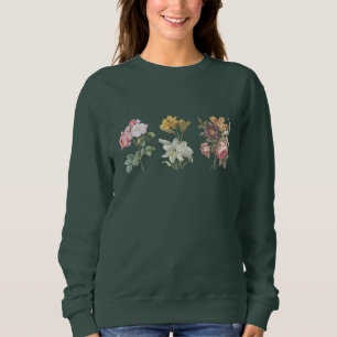 Wilde Blume, floral , botanisch, Naturliebhaber Sweatshirt