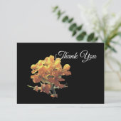 Wilde Blume Floral Dankeskarte (Stehend Vorderseite)